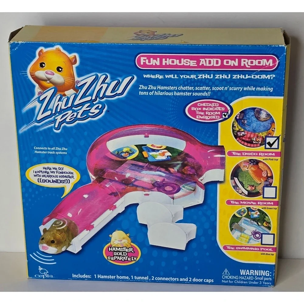ZHU ZHU PETS FUN HOUSE ADD ON ROOM 